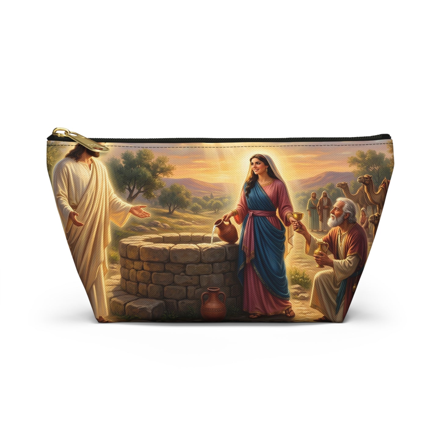 “Providence Unveiled - Rebekah at the Well” - Accessory Pouch