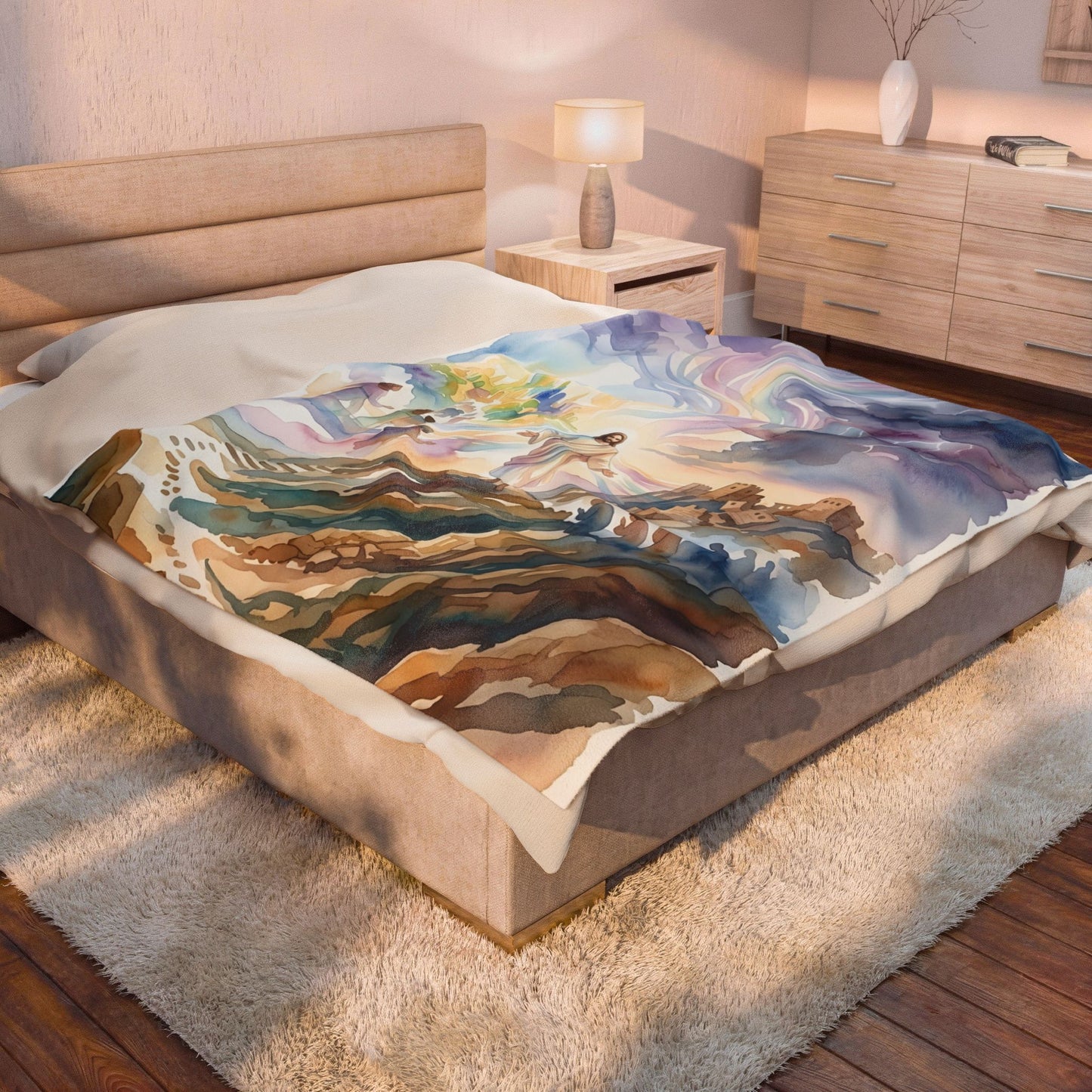 “Pride's Downfall - Obadiah's Prophecy” - Plush Blanket