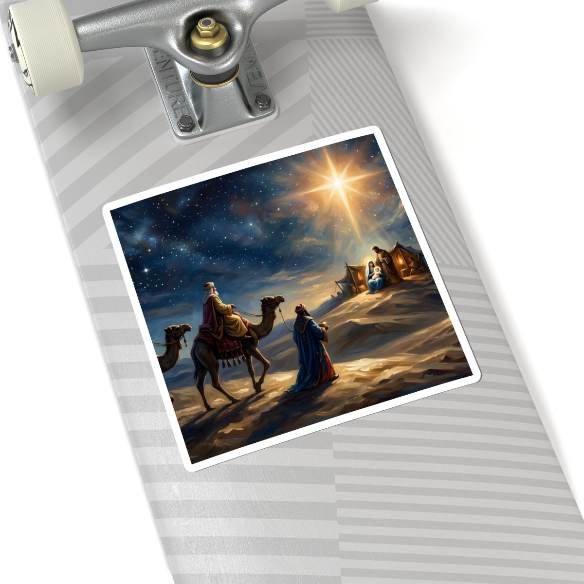 “Journey to the King - Wise Men Seek the Christ Child” - Sticker