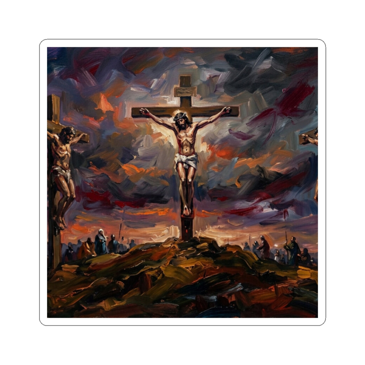 “Darkness at Noon - The Crucifixion of Christ” - Sticker