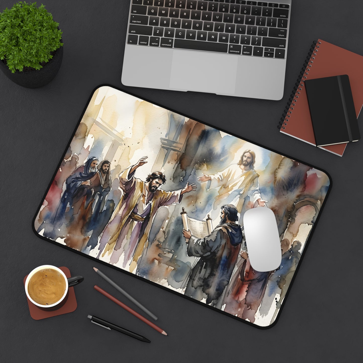 “Hearts Unveiled - Josiah's Repentance” - Desk Mat