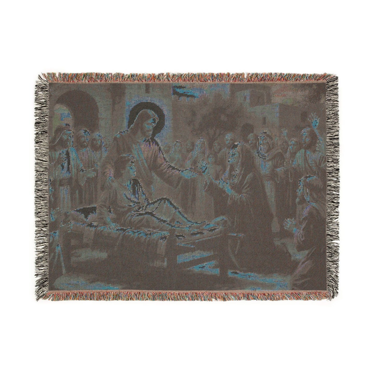 “Arise, Young Man - Resurrection at Nain” - Woven Blanket