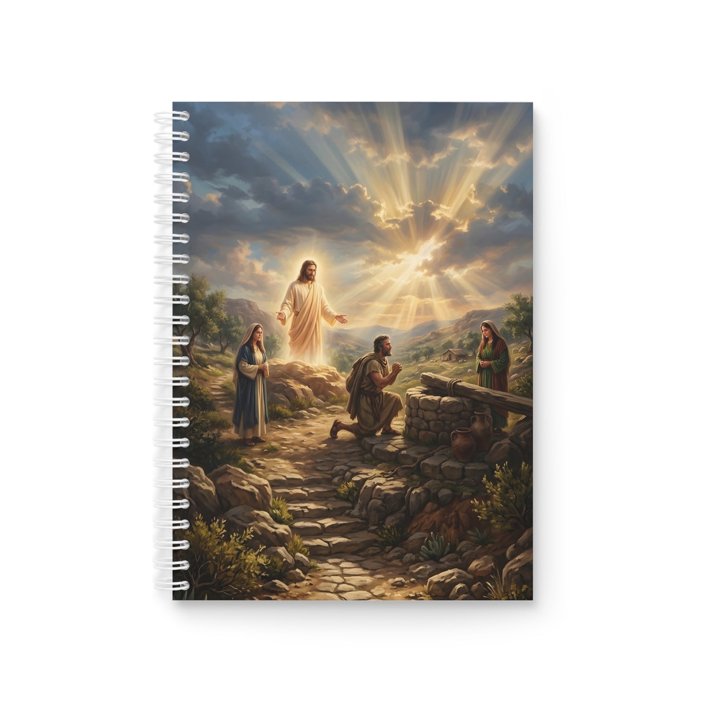 “Fourteen Years for Love - Jacob and Rachel” - Spiral Notebook