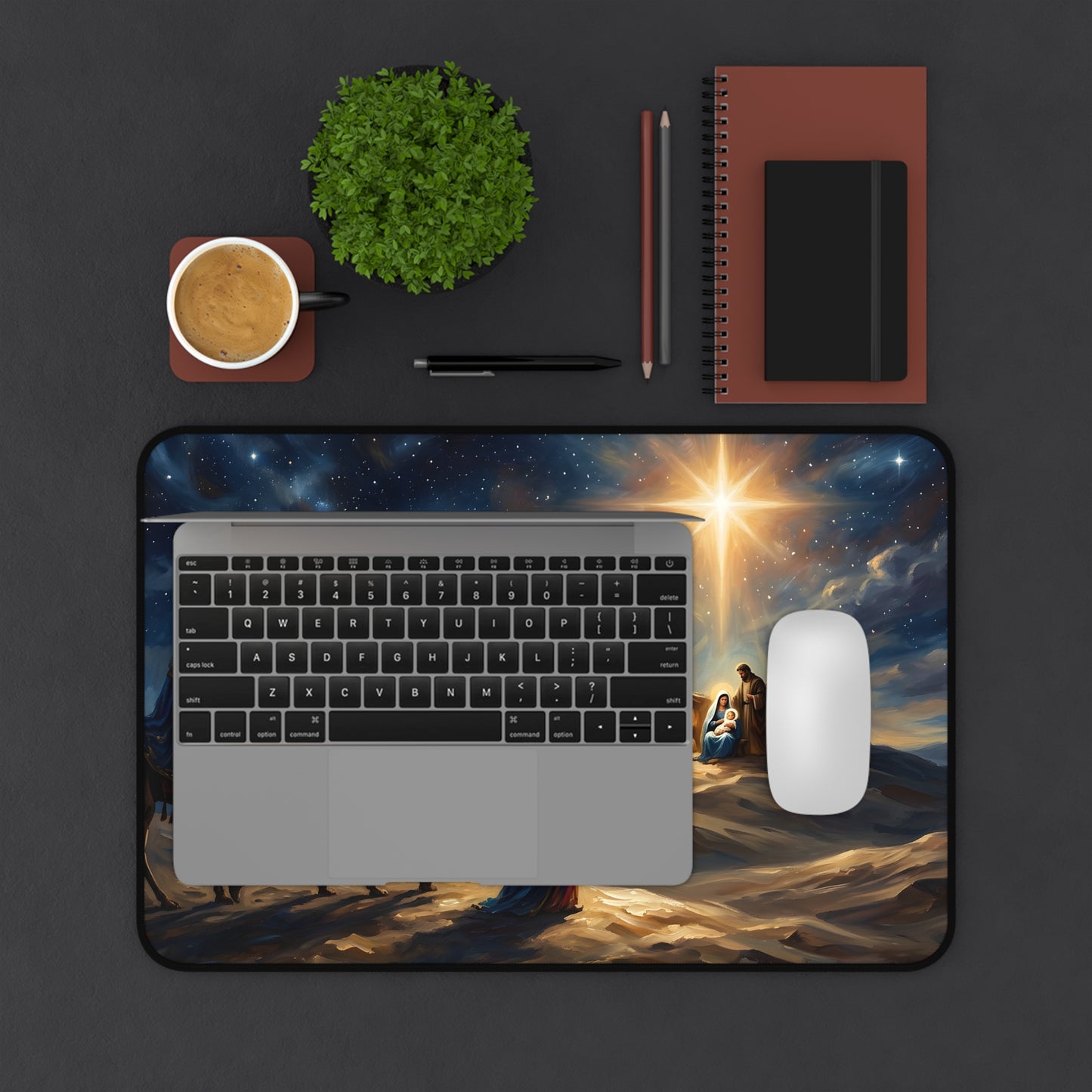 “Journey to the King - Wise Men Seek the Christ Child” - Desk Mat