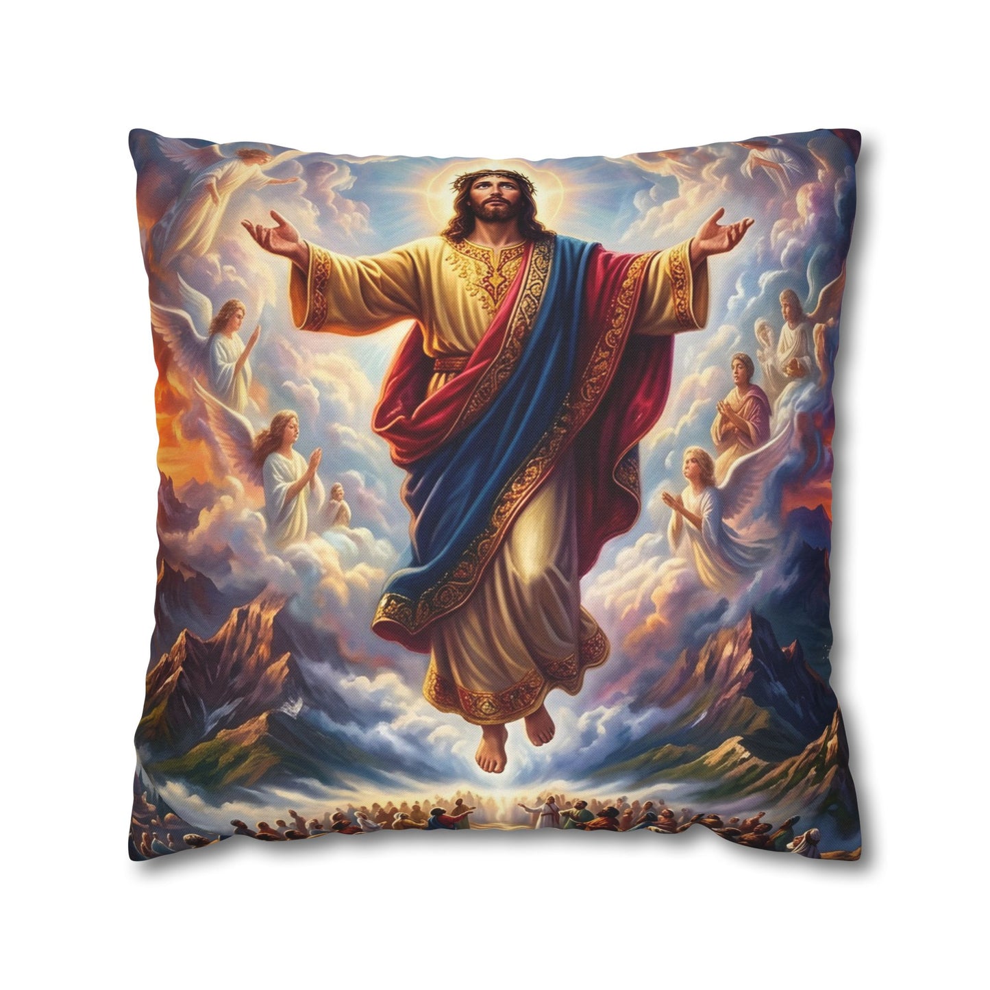 “From Sunrise to Sunset - God Enthroned Above All Nations” - Pillowcase