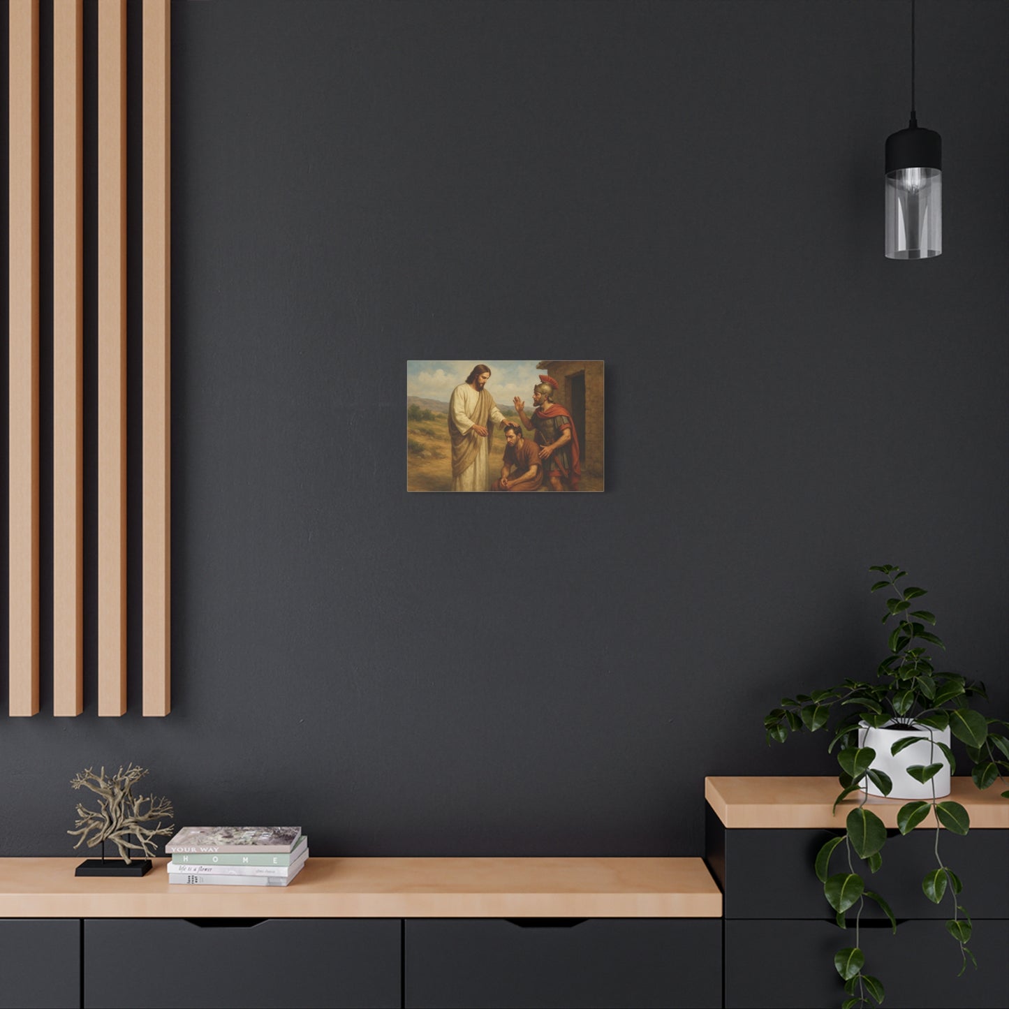“Great Faith – Jesus Heals the Centurion’s Servant” - Canvas Art