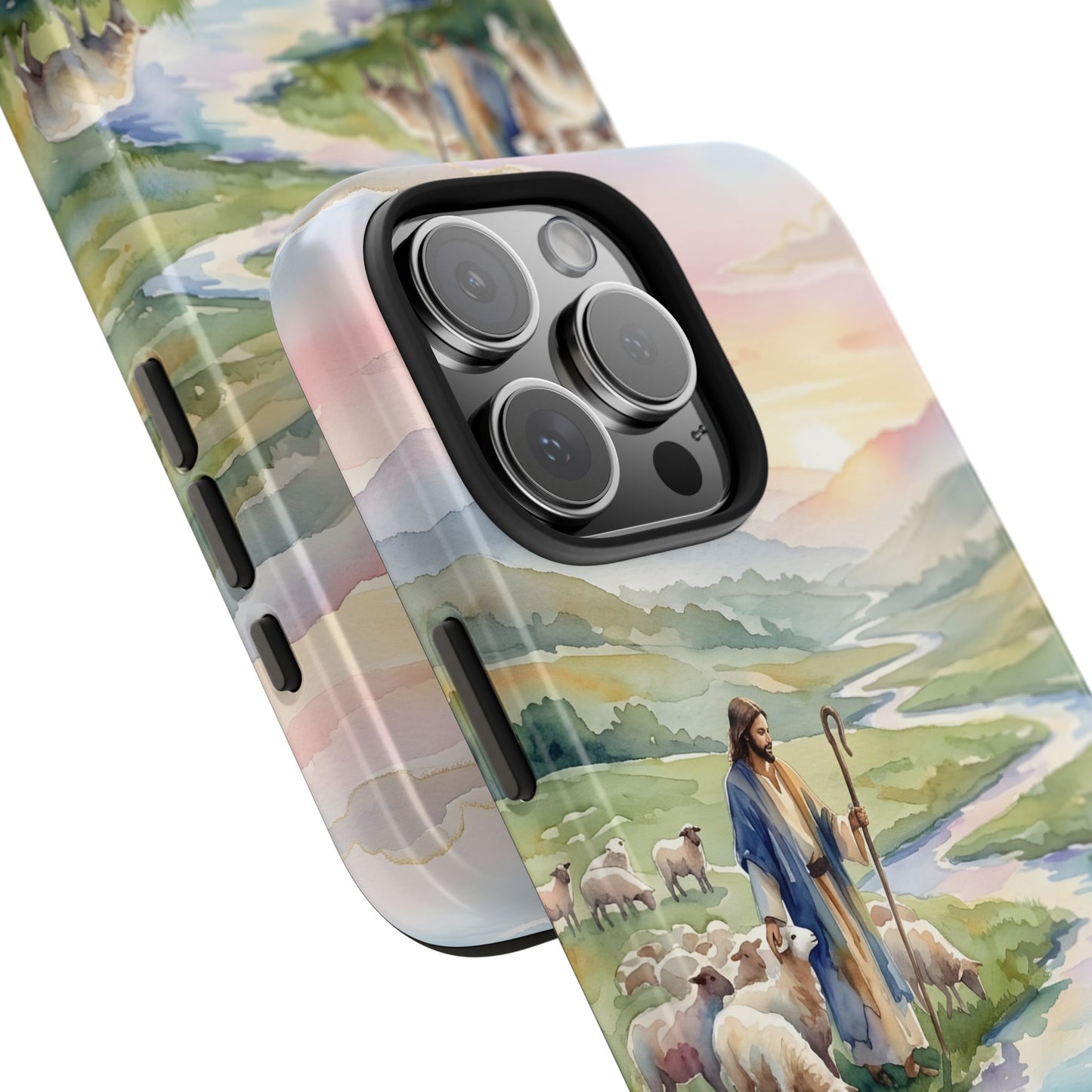 “Still Waters - Shepherd Leads His Flock” - Phone Case
