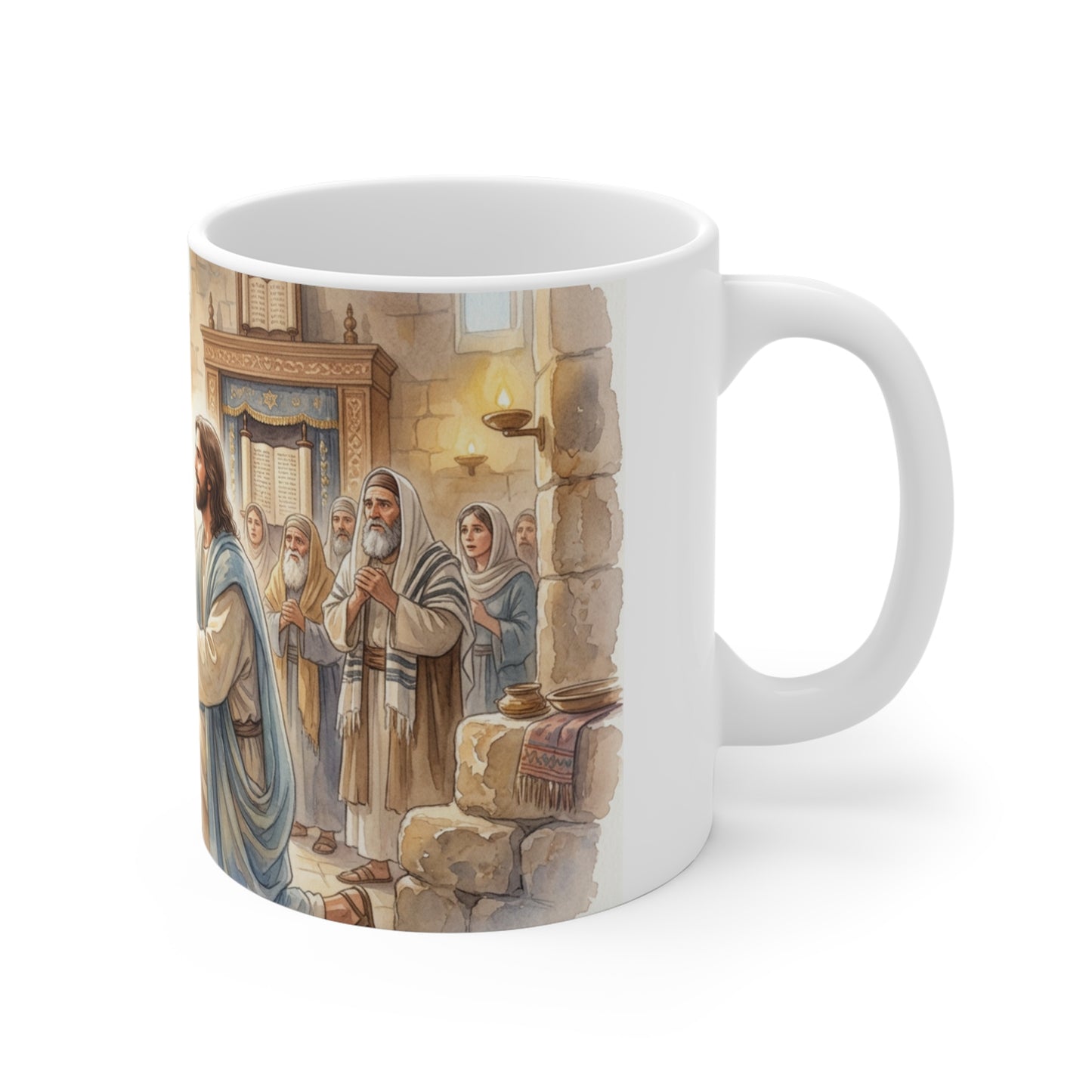 “Released - Jesus Heals the Bent Woman” - Coffee Mug