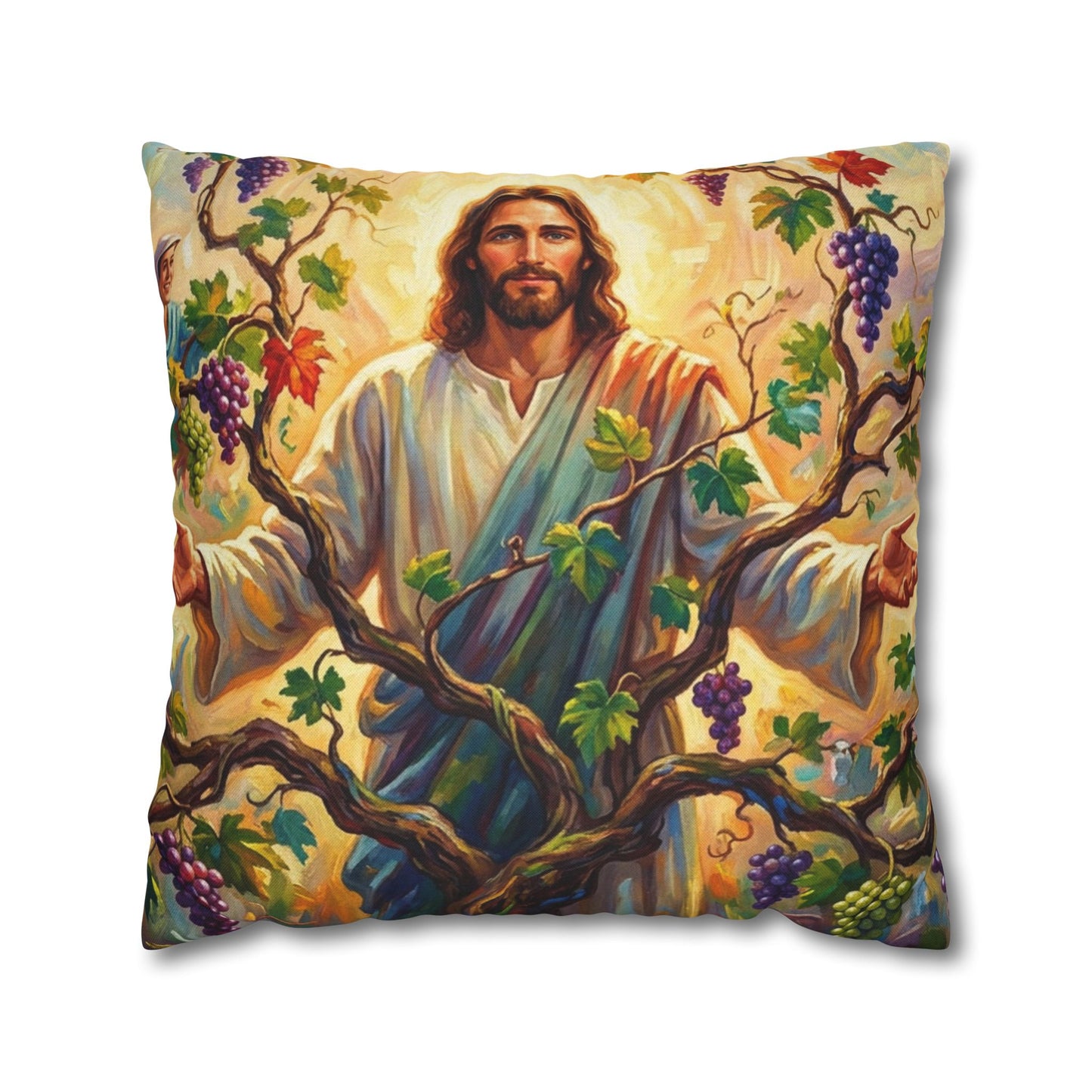 “I Am the True Vine - Abide in My Love” - Pillowcase