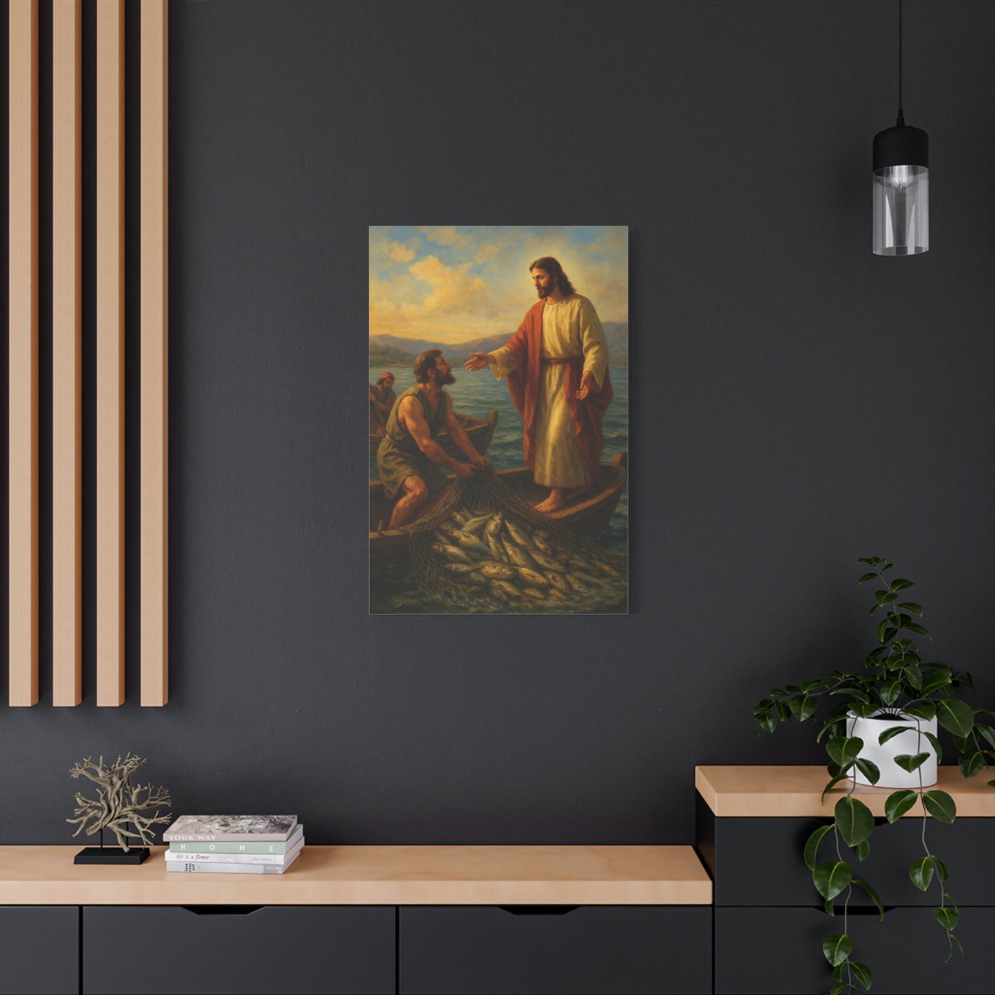 “The Miraculous Catch – Calling of the First Disciples” - Canvas Art