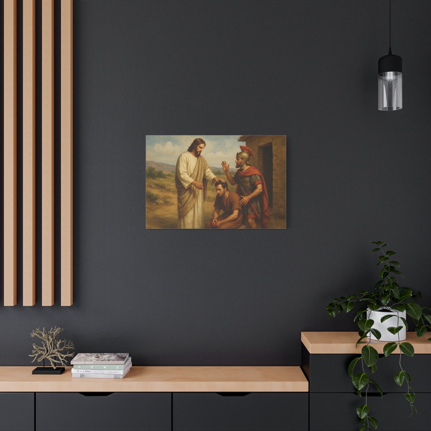 “Great Faith – Jesus Heals the Centurion’s Servant” - Canvas Art
