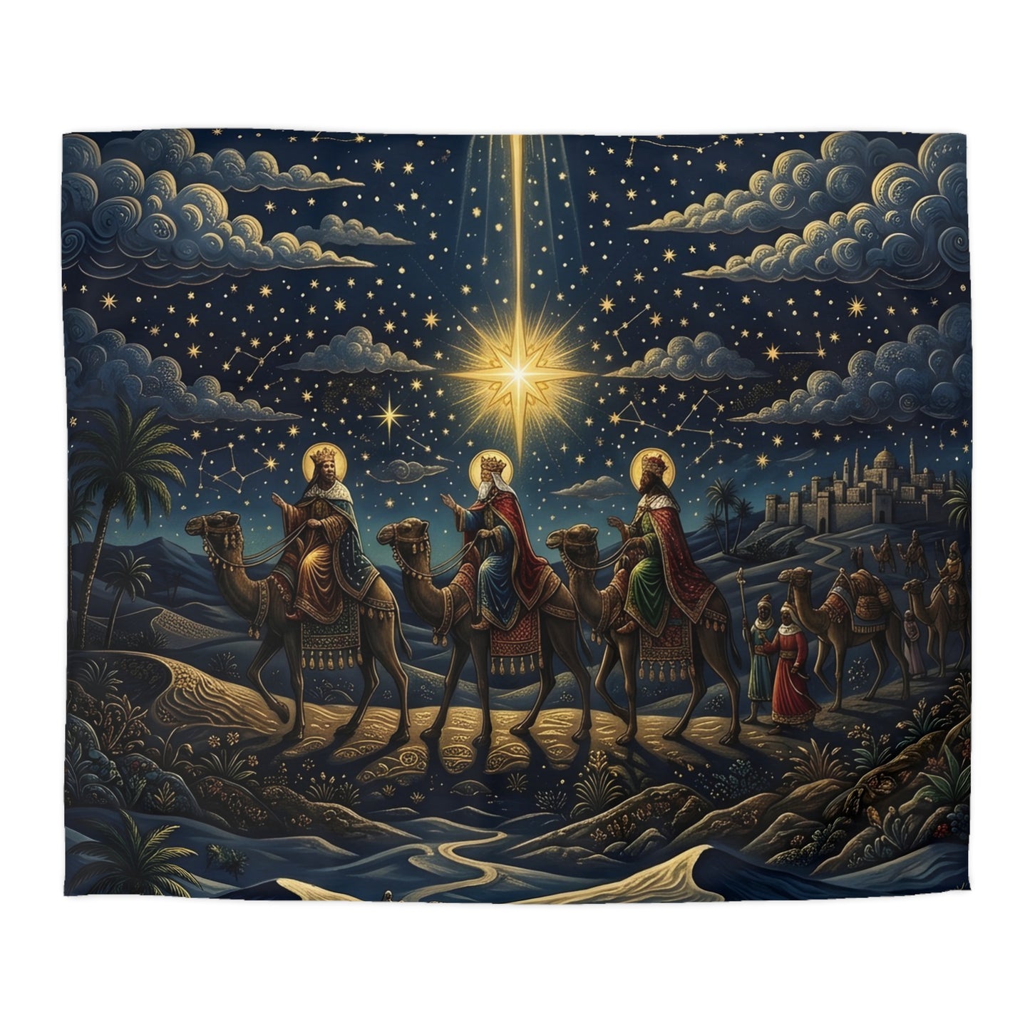 “Star of Wonder - Journey of the Magi” - Duvet Cover