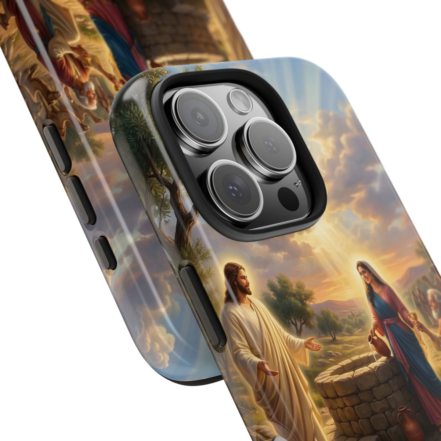 “Providence Unveiled - Rebekah at the Well” - Phone Case