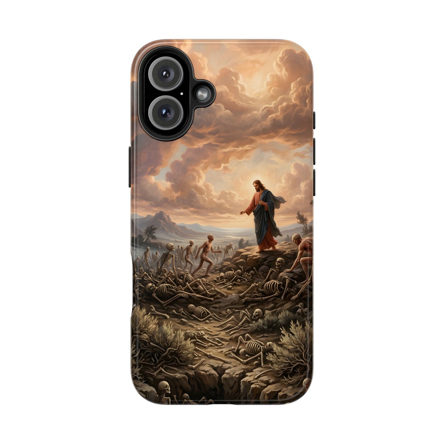 “Valley of Dry Bones - Ezekiel 37 Resurrection” - Phone Case