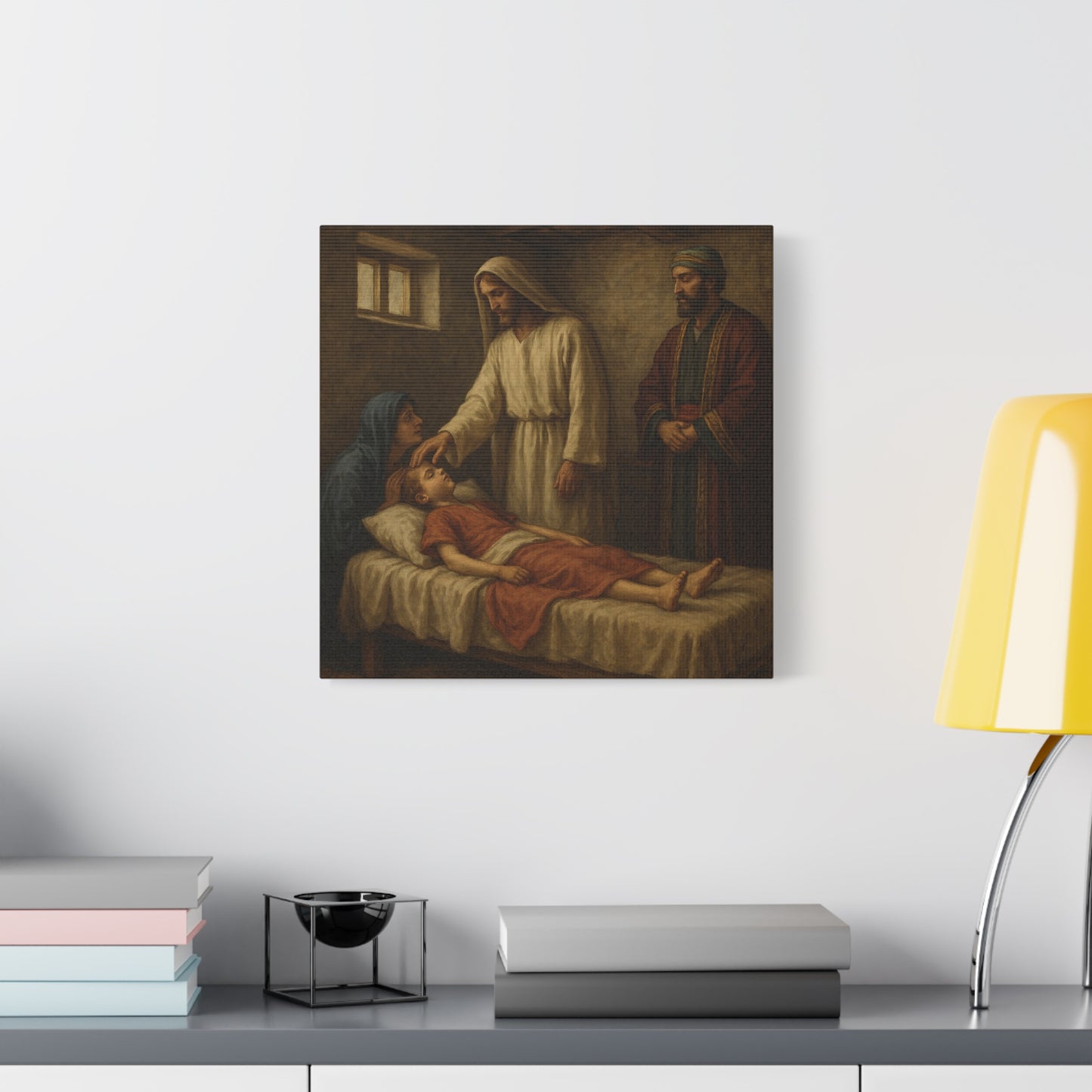 “The Healing Word – Jesus Restores the Nobleman’s Son” - Canvas Art