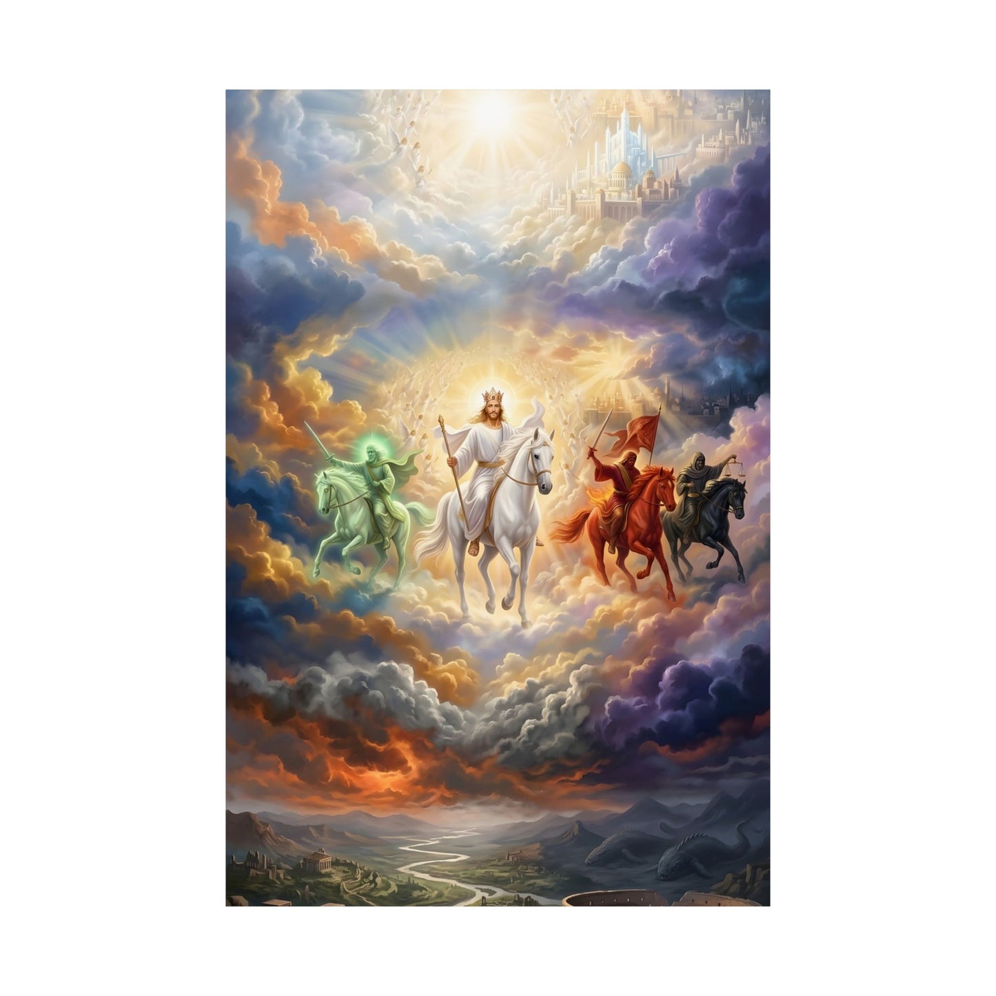 “Behold, A Pale Horse - The Four Horsemen” - Poster