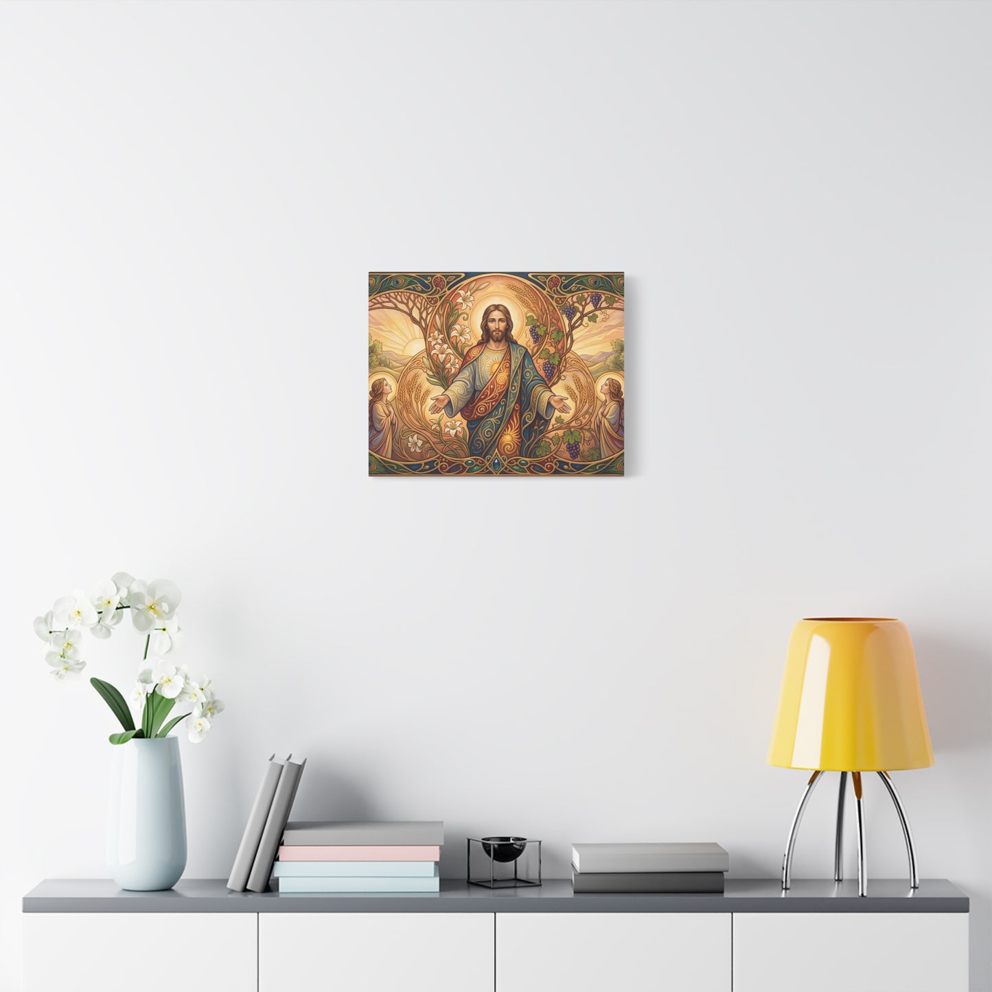 “New Mercies Every Morning - Golden Dawn of Hope” - Canvas Art