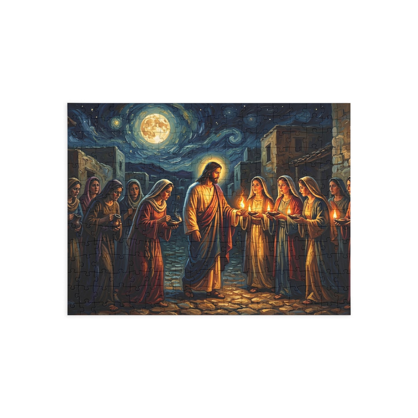 “Be Ready - Ten Virgins in Midnight Darkness” - Jigsaw Puzzle
