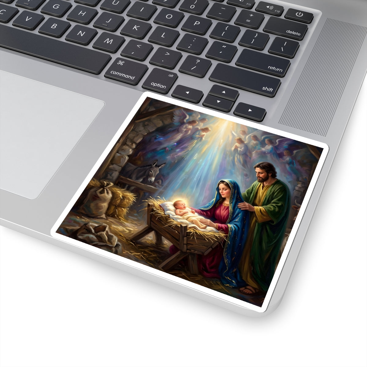 “Prince of Peace - Holy Family in Bethlehem” - Sticker