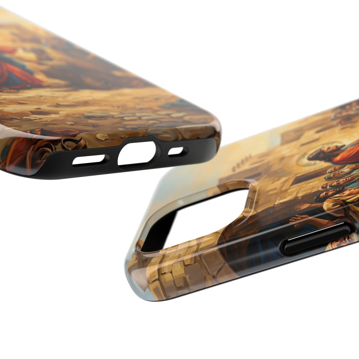 “He Opened My Eyes - Jesus Heals the Blind Man” - Phone Case