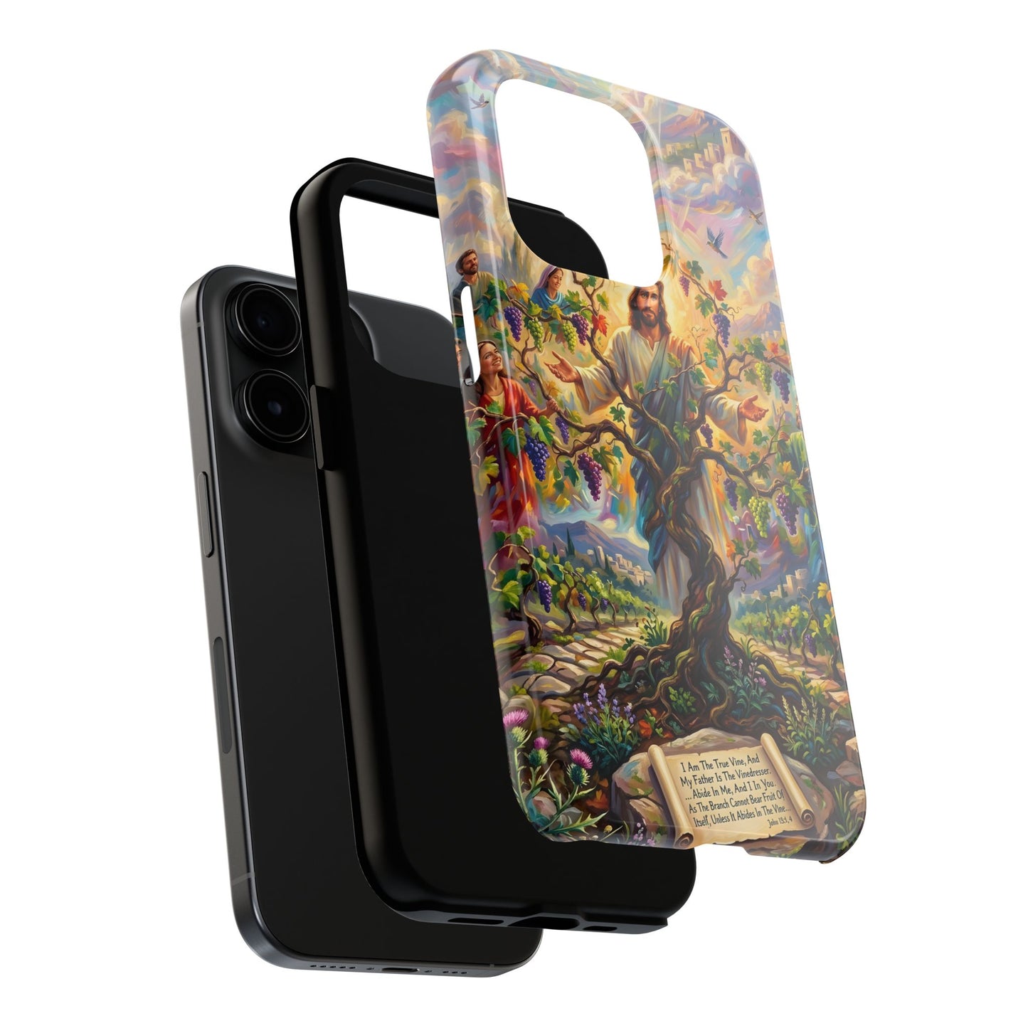 “I Am the True Vine - Abide in My Love” - Phone Case