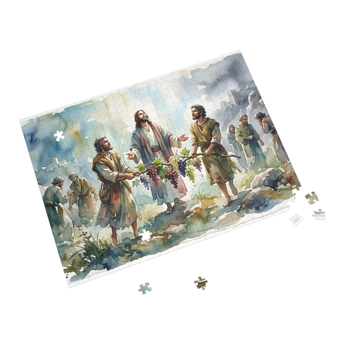“Promised Land - The Spies Return from Canaan” - Jigsaw Puzzle
