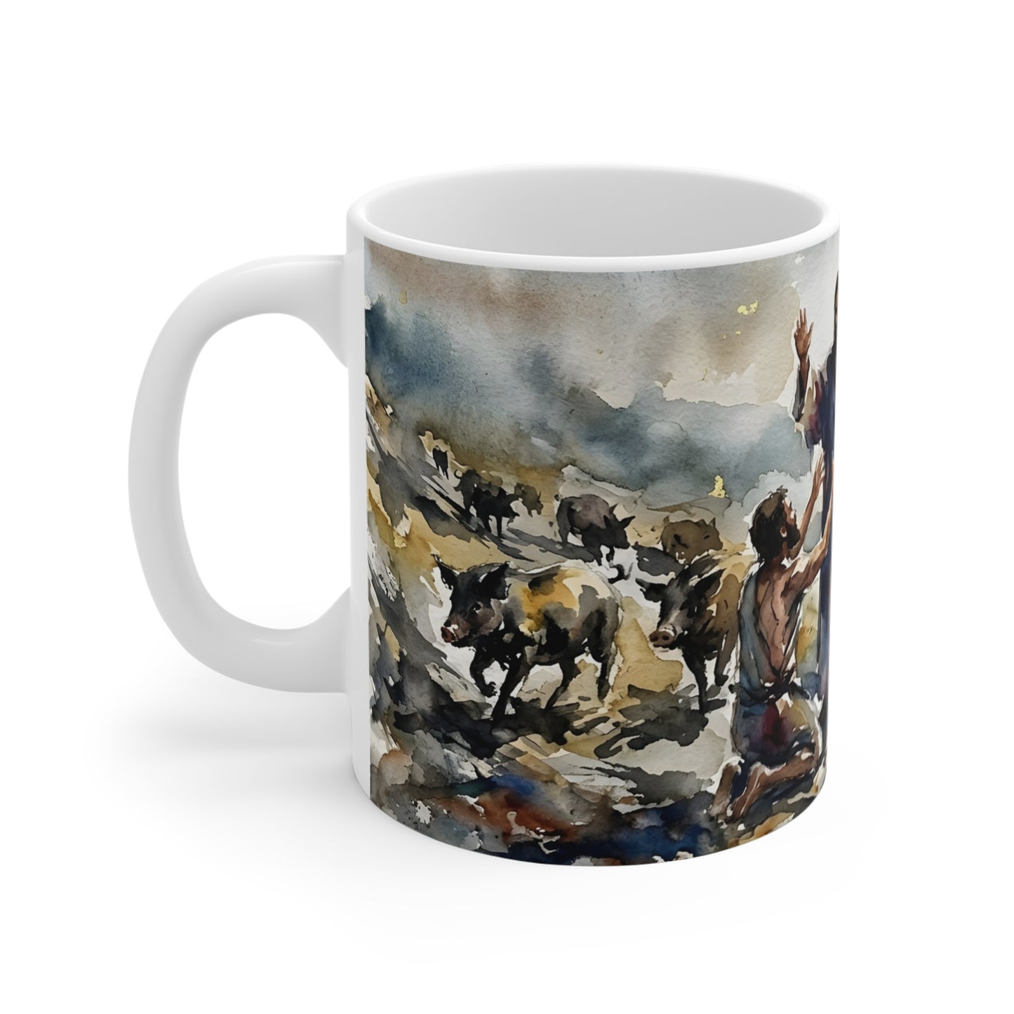 “Unchained - Jesus and the Demoniac” - Coffee Mug