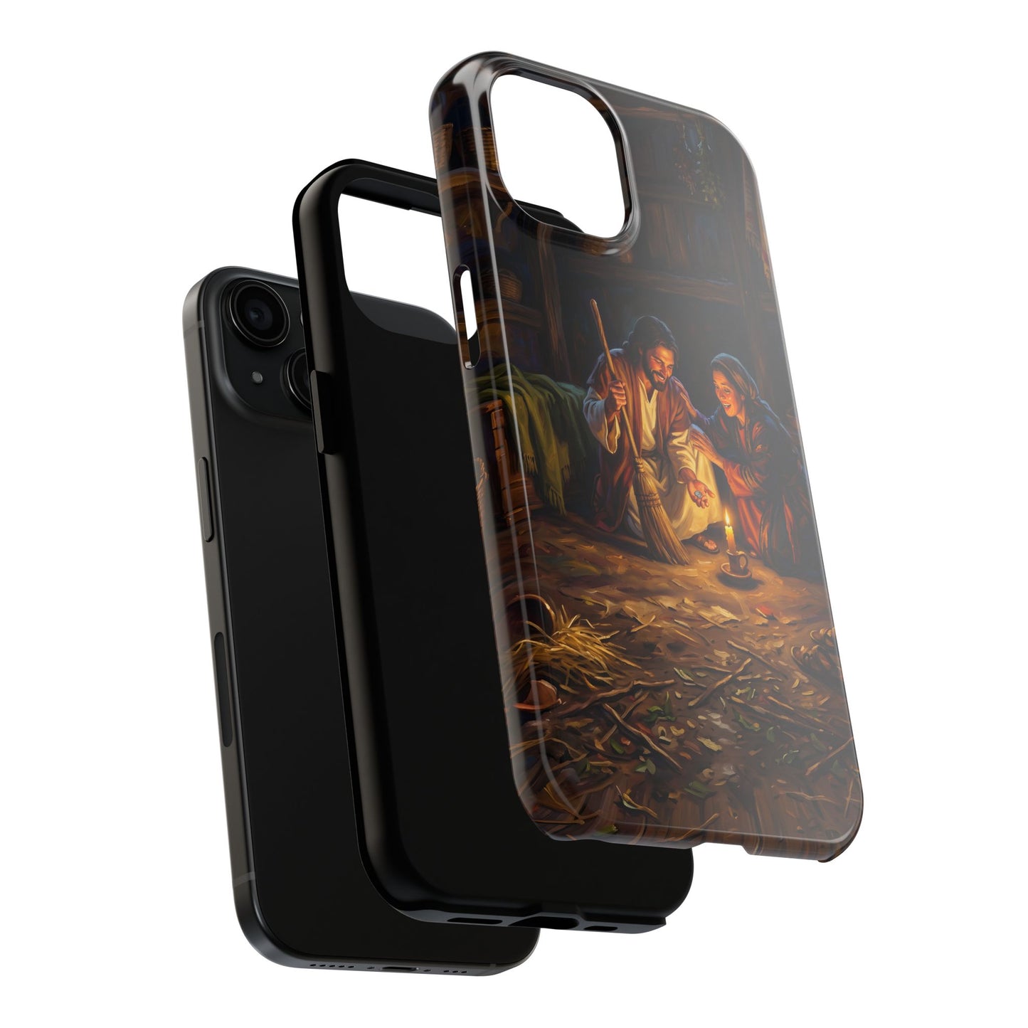 “Lost and Found - The Sweeping Woman of Luke 15” - Phone Case