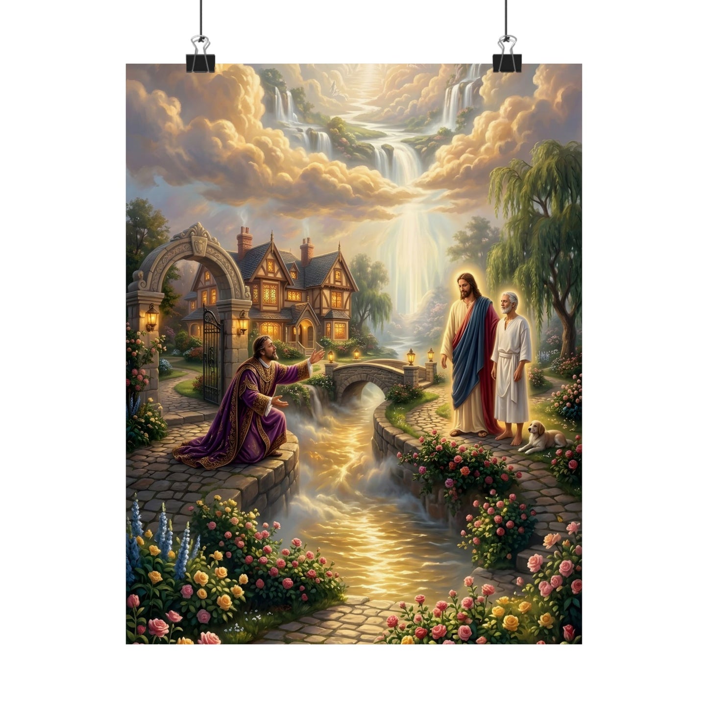 “The Great Reversal - Lazarus at the Rich Man’s Gate” - Poster
