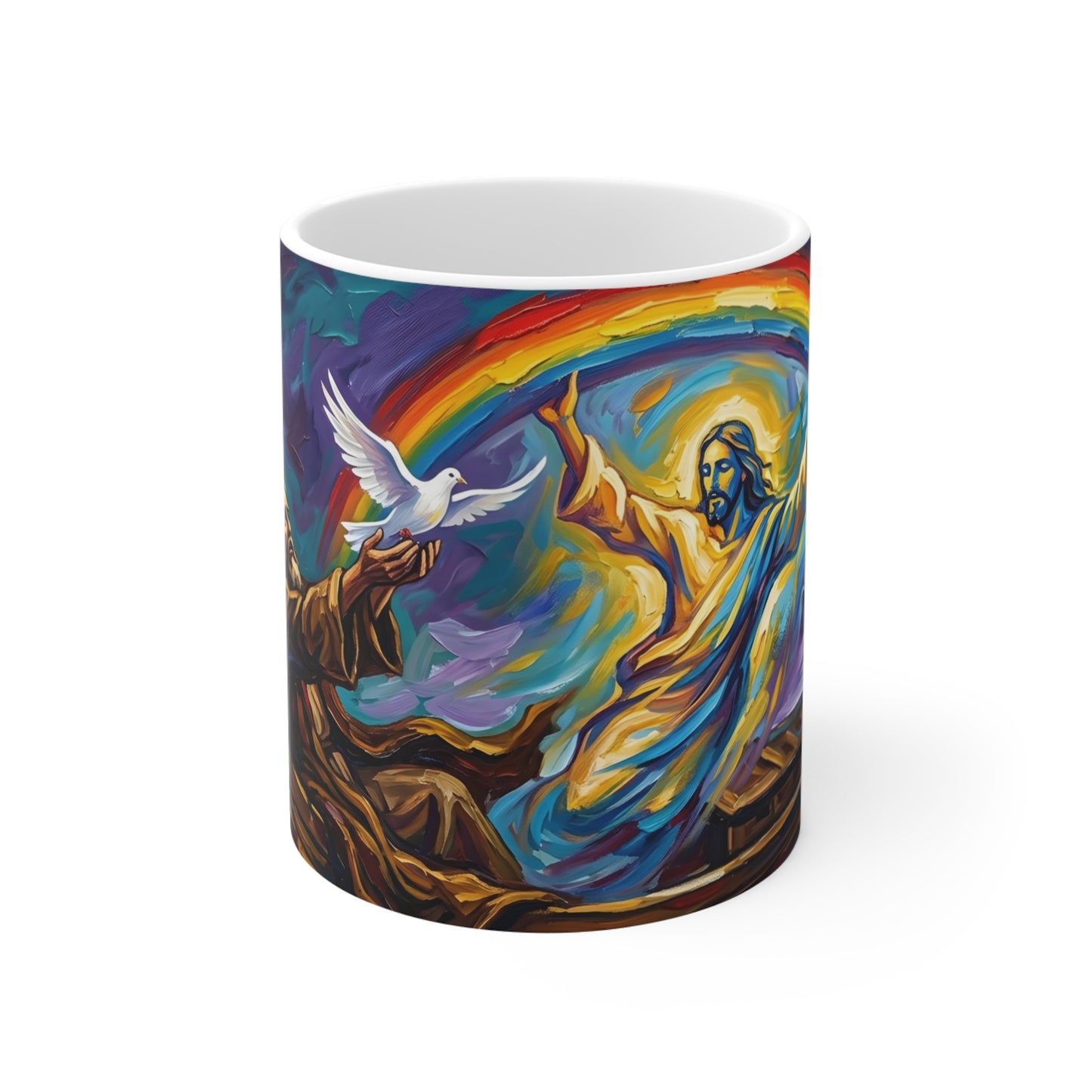 “Covenant of Hope - Noah Releases the Dove” - Coffee Mug