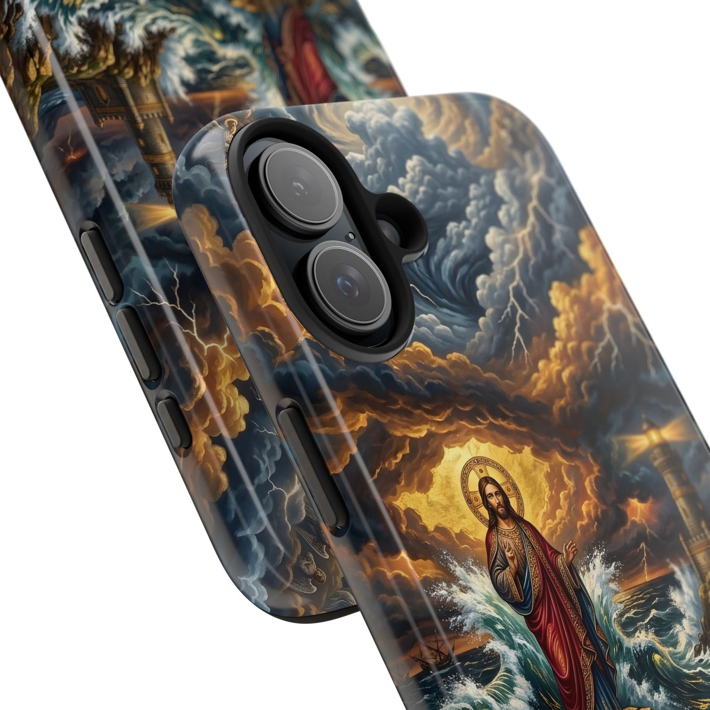 “Steadfast Hope - Lighthouse in the Storm” - Phone Case