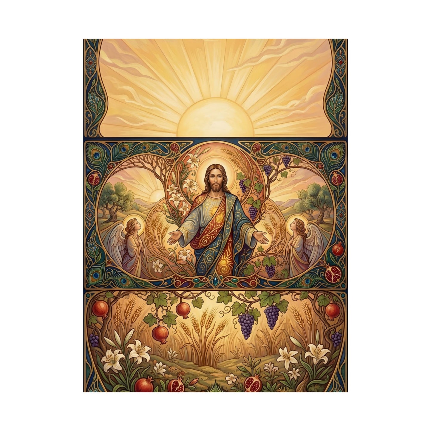 “New Mercies Every Morning - Golden Dawn of Hope” - Poster