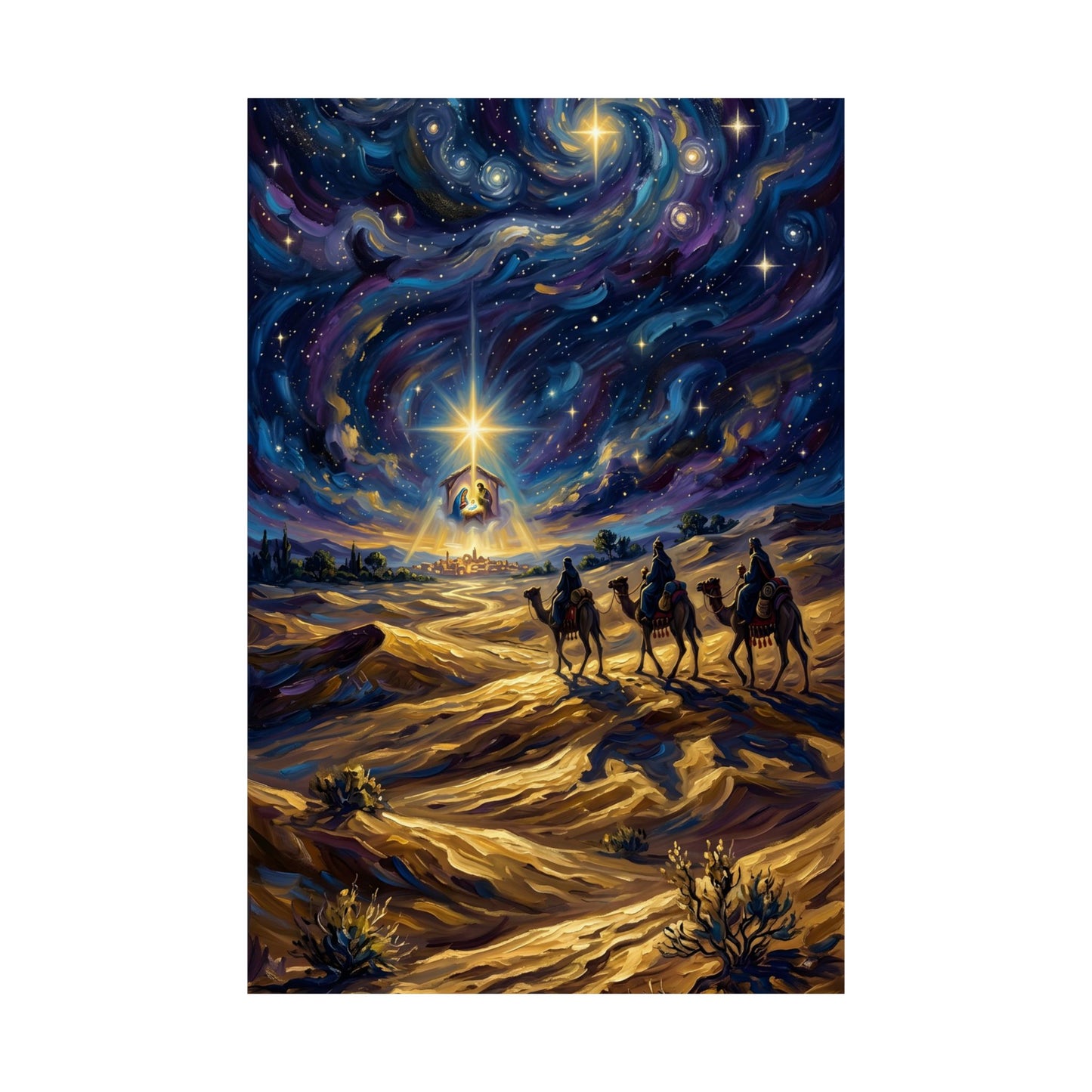 “Journey to Bethlehem - Wise Men Follow the Star” - Poster