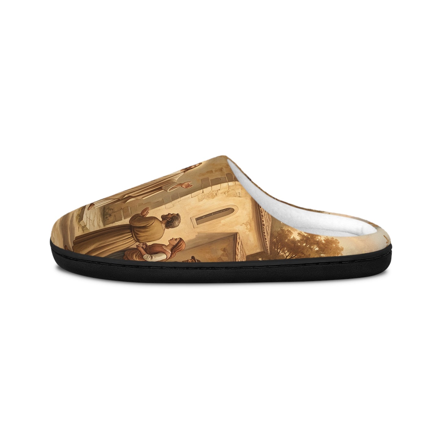 “Sanctuary in Serenity - Autumn's Golden Embrace” - Indoor Slippers