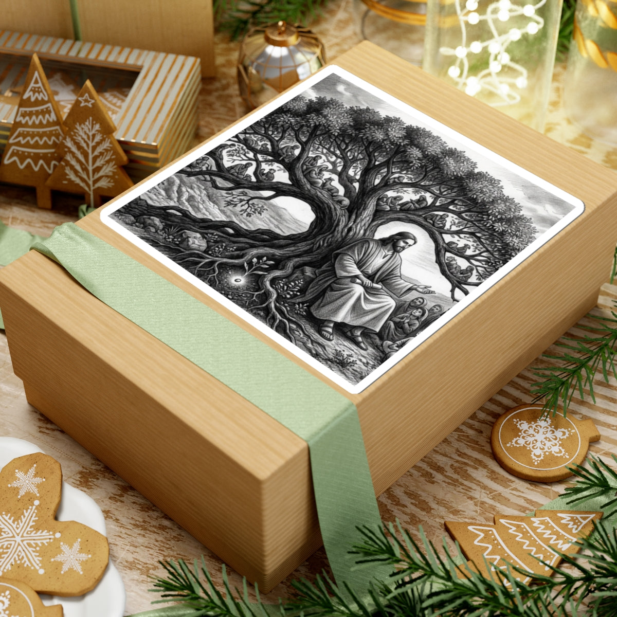 “Mighty Sheltering Tree - Parable of the Kingdom” - Sticker