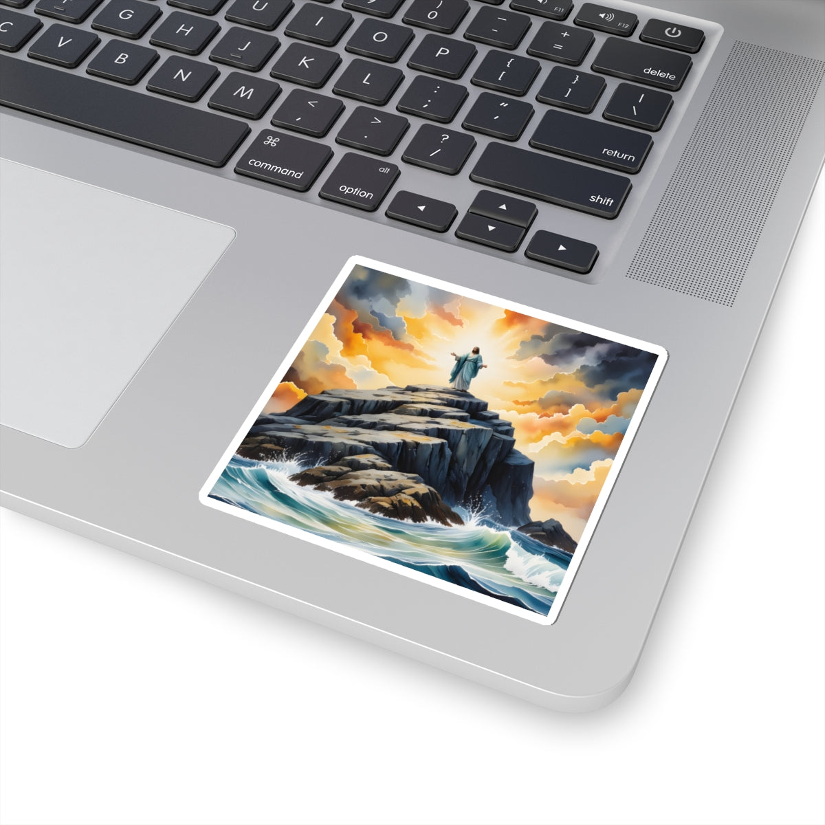 “My Refuge and Strength - Rock in the Storm” - Sticker