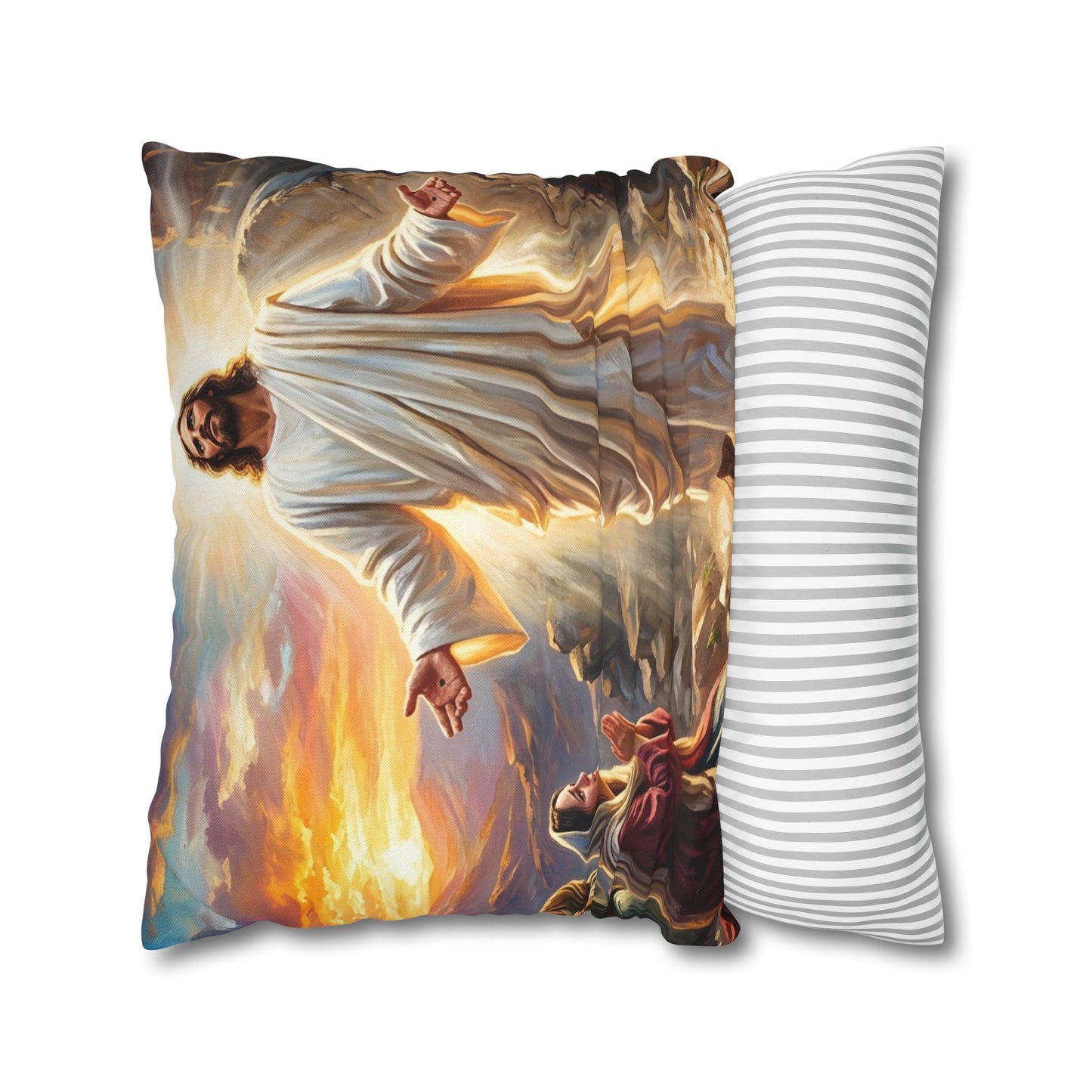 “He Is Risen - The Empty Tomb at Dawn” - Pillowcase
