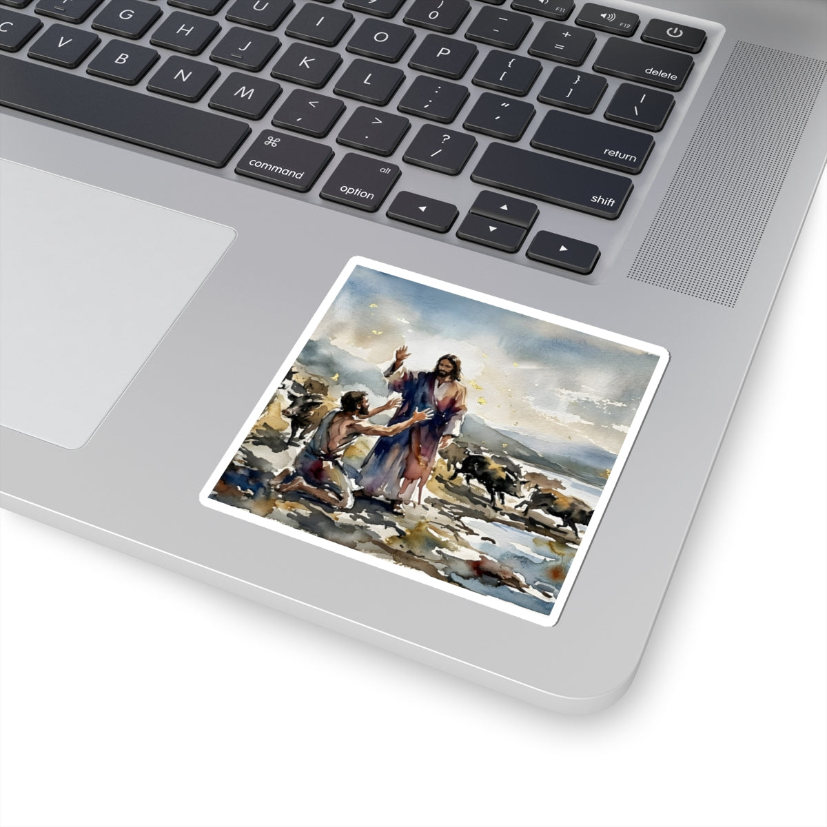 “Unchained - Jesus and the Demoniac” - Sticker