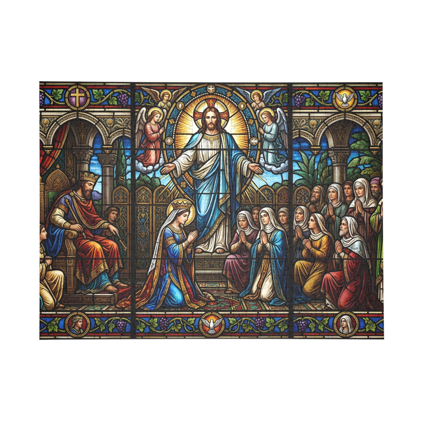 “For Such a Time As This - Esther Before King Ahasuerus” - Jigsaw Puzzle