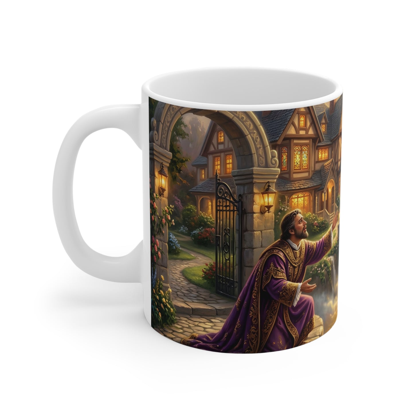 “The Great Reversal - Lazarus at the Rich Man’s Gate” - Coffee Mug