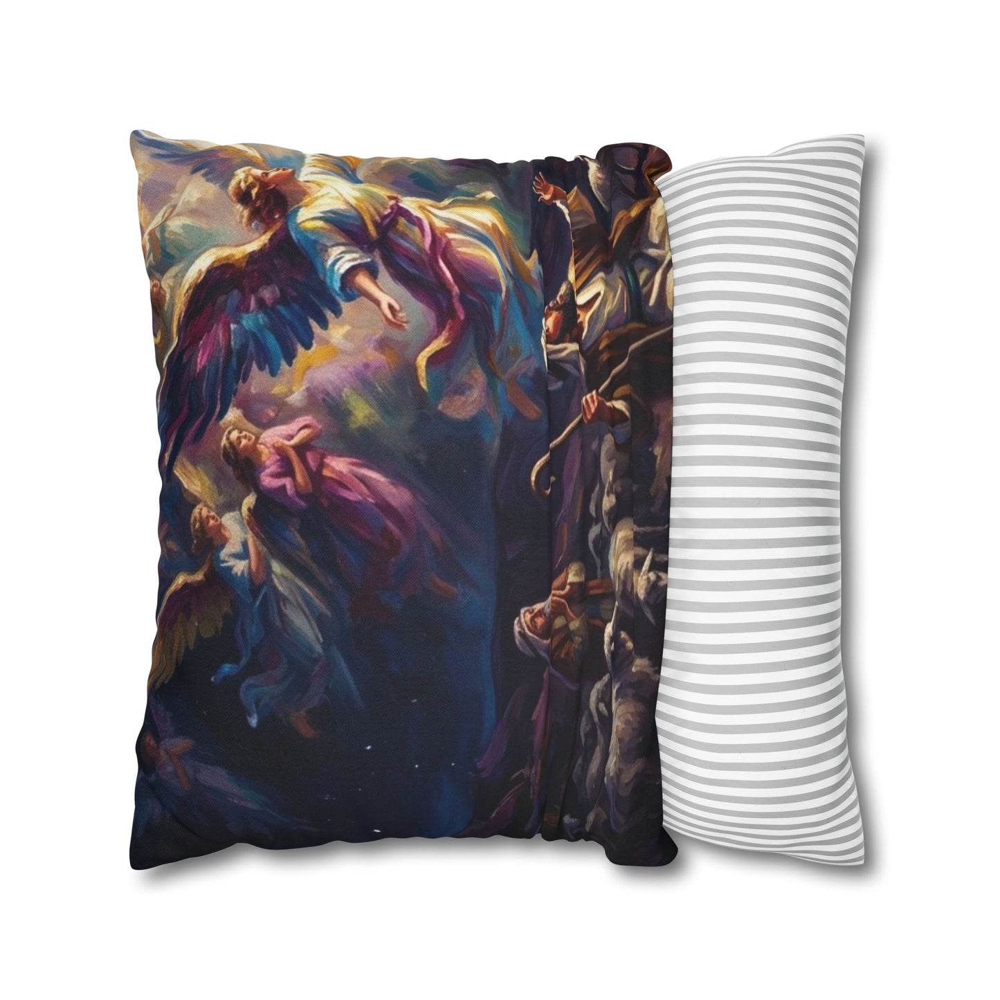 “Hark the Herald - Angels Announce the Savior” - Pillowcase