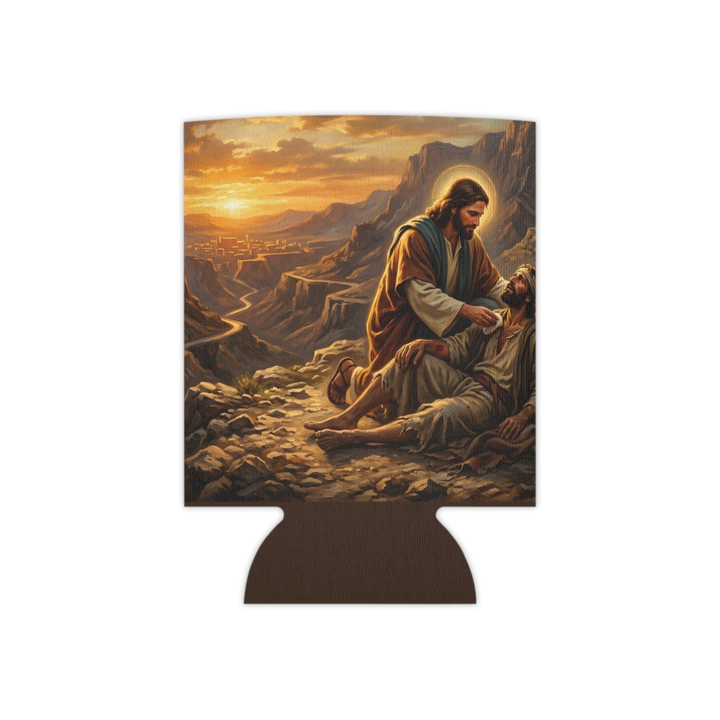 “The Good Samaritan - Compassion on the Jericho Road” - Can Cooler