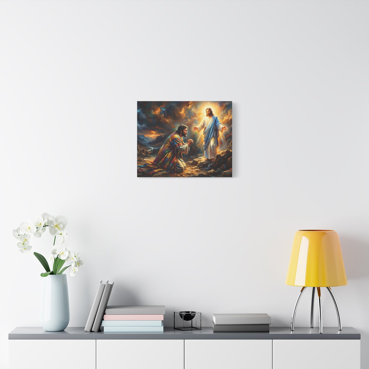 “Coat of Many Colors - Joseph's Enduring Faith” - Canvas Art
