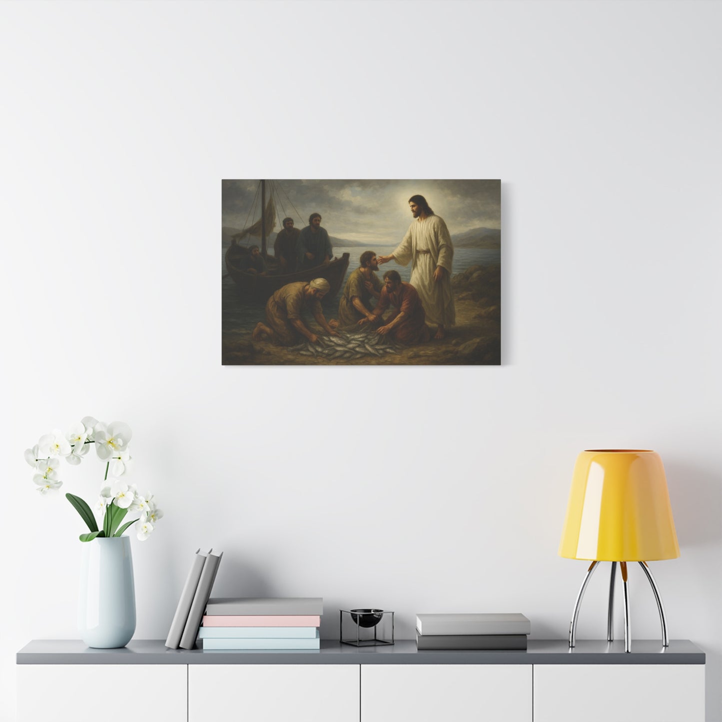 “The Miraculous Catch – John 21:1–14” - Canvas Art