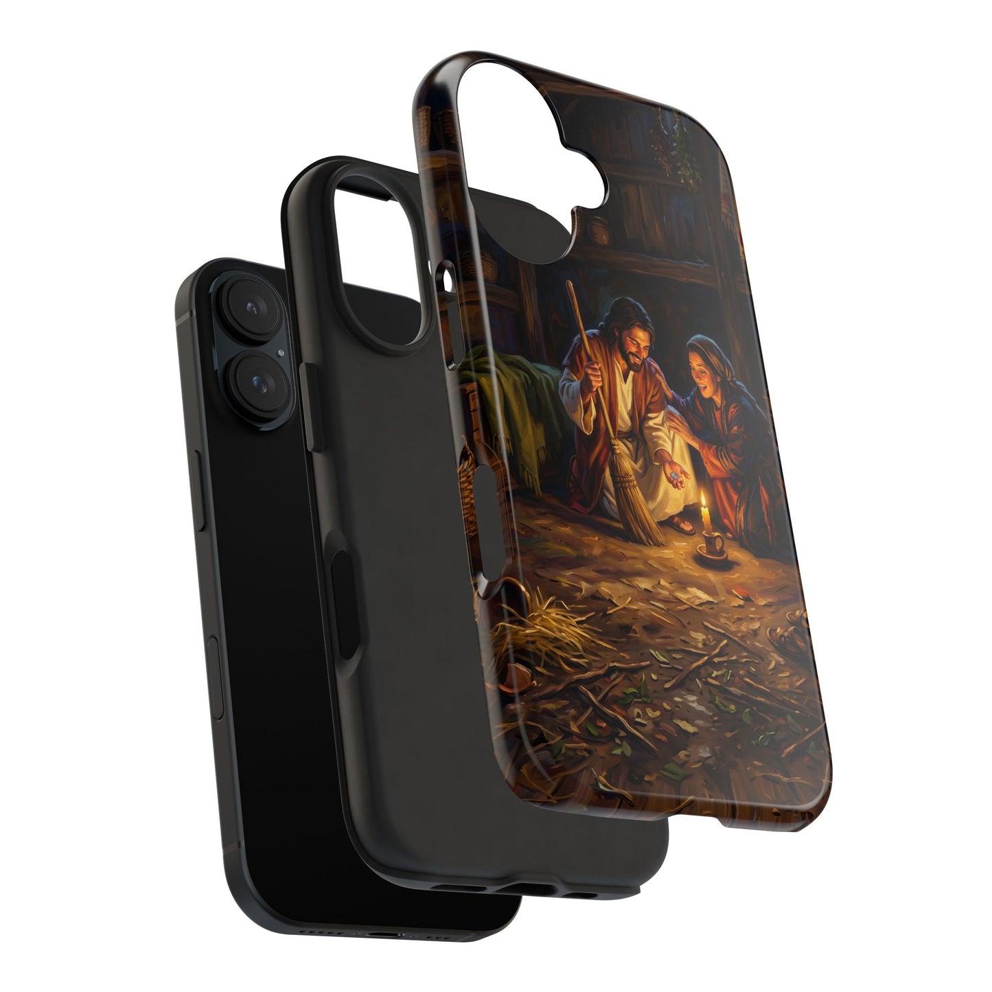 “Lost and Found - The Sweeping Woman of Luke 15” - Phone Case