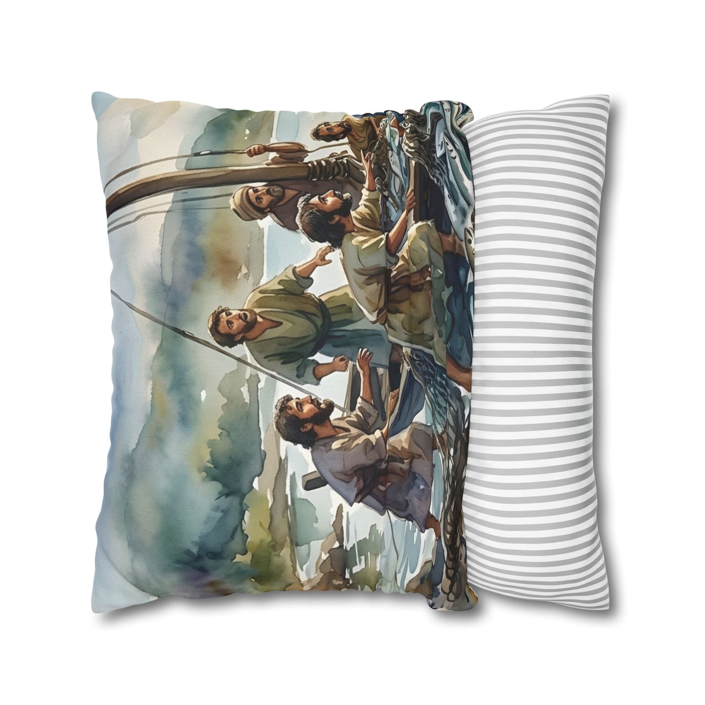 “Cast Your Nets - The Miraculous Catch” - Pillowcase
