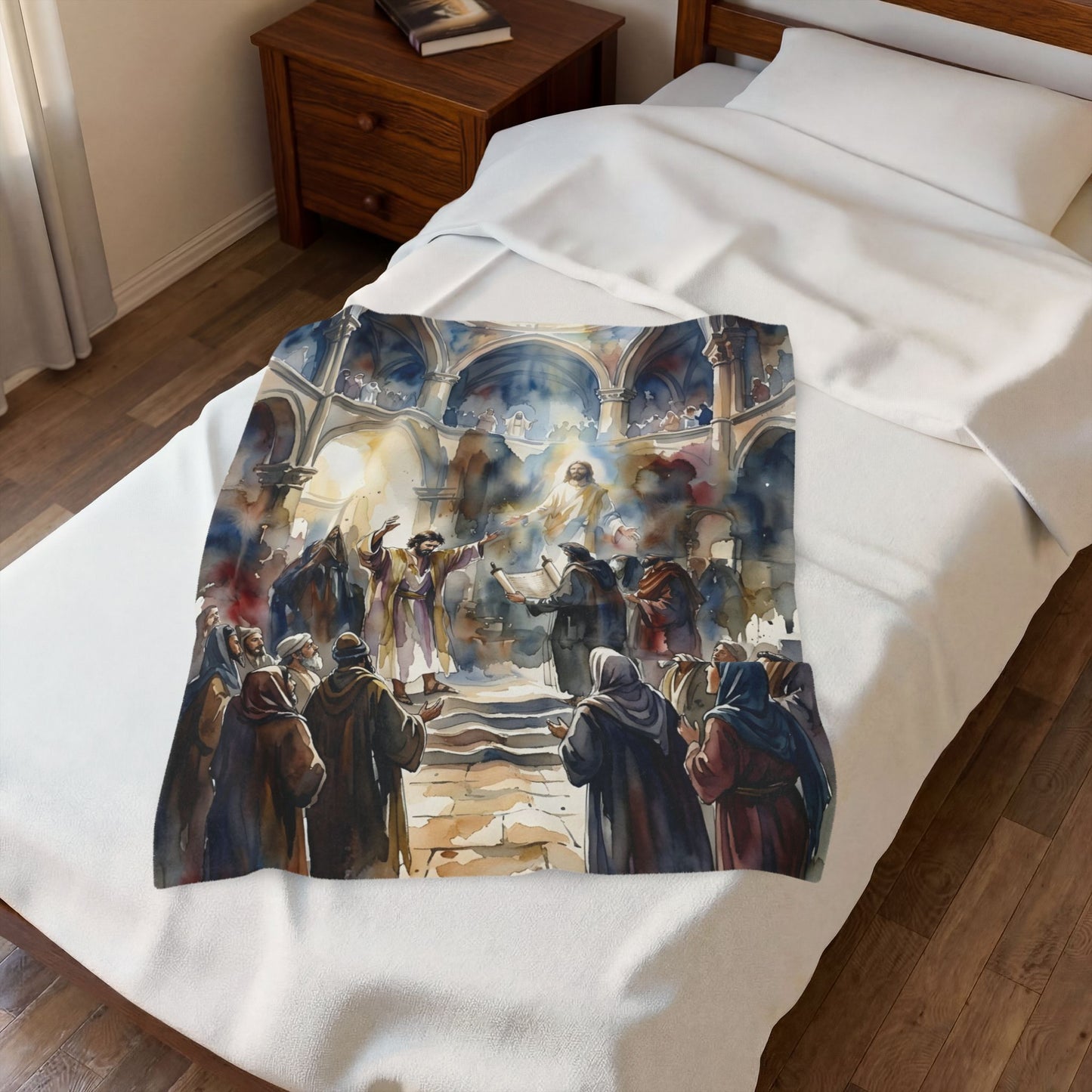 “Hearts Unveiled - Josiah's Repentance” - Plush Blanket