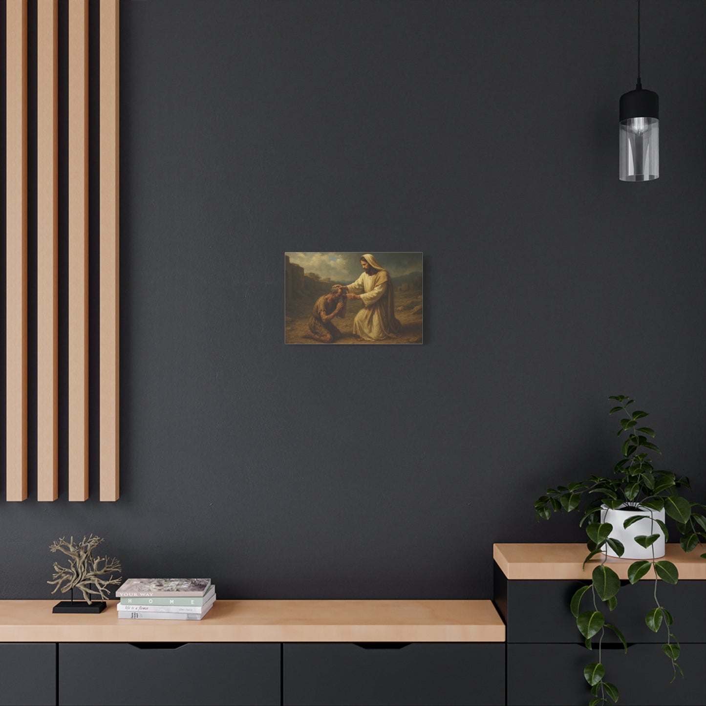 “Made Clean – Jesus Heals the Leper” - Canvas Art