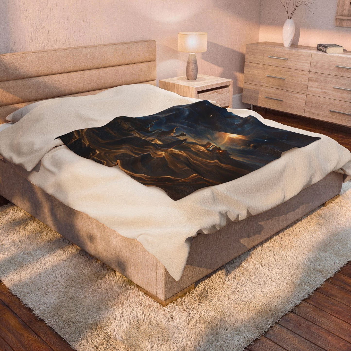 “Journey to the King - Wise Men Seek the Christ Child” - Plush Blanket