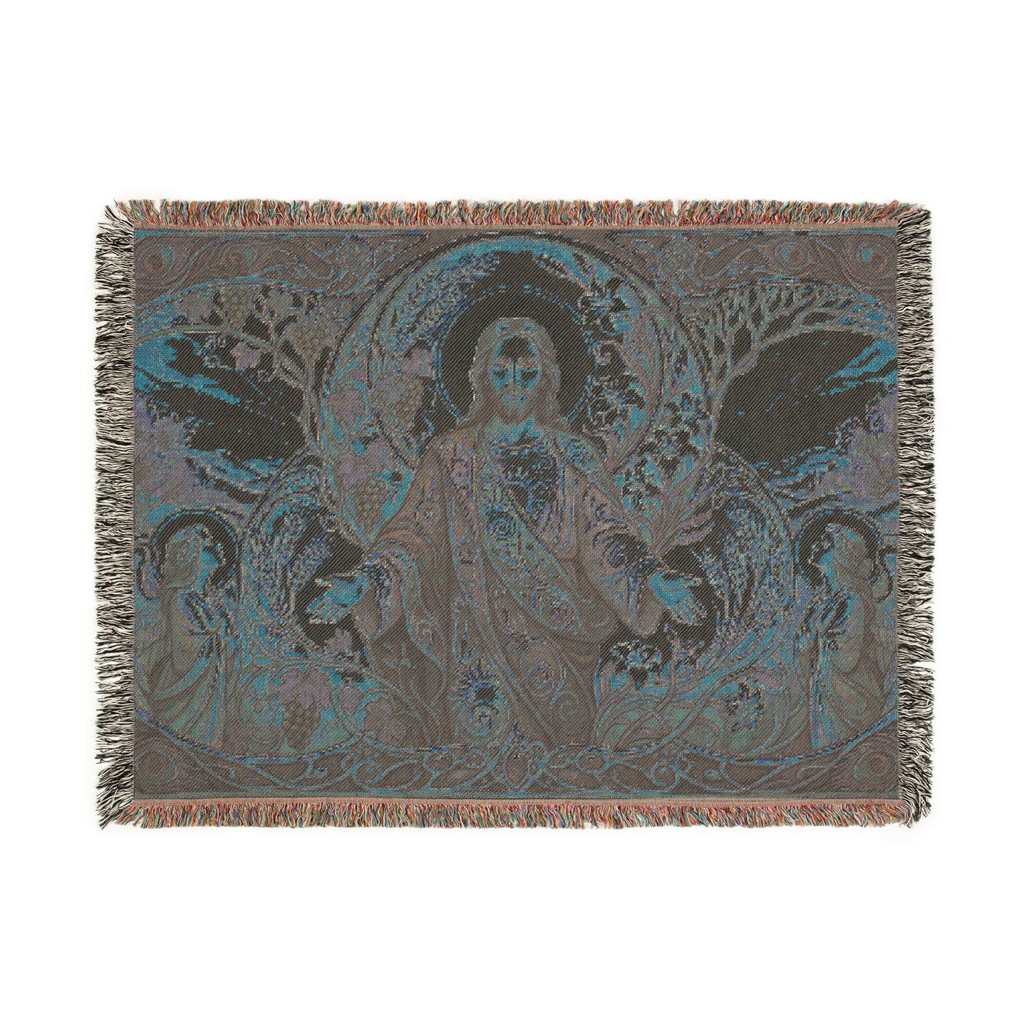 “New Mercies Every Morning - Golden Dawn of Hope” - Woven Blanket